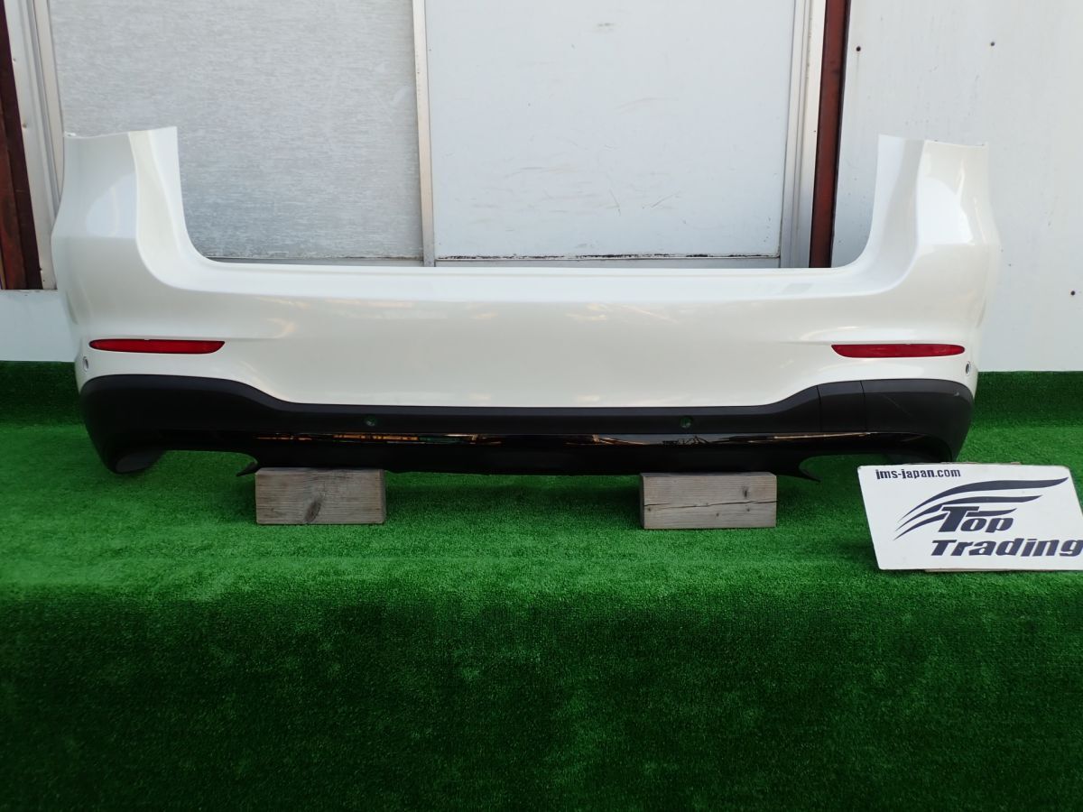 L5075-2vc ベンツ純正 GLC X253 ワゴン 前期 AMG リアバンパー ロアパネル付 ブラックモール A2538850200 ホワイト799 適合確認可能拍卖