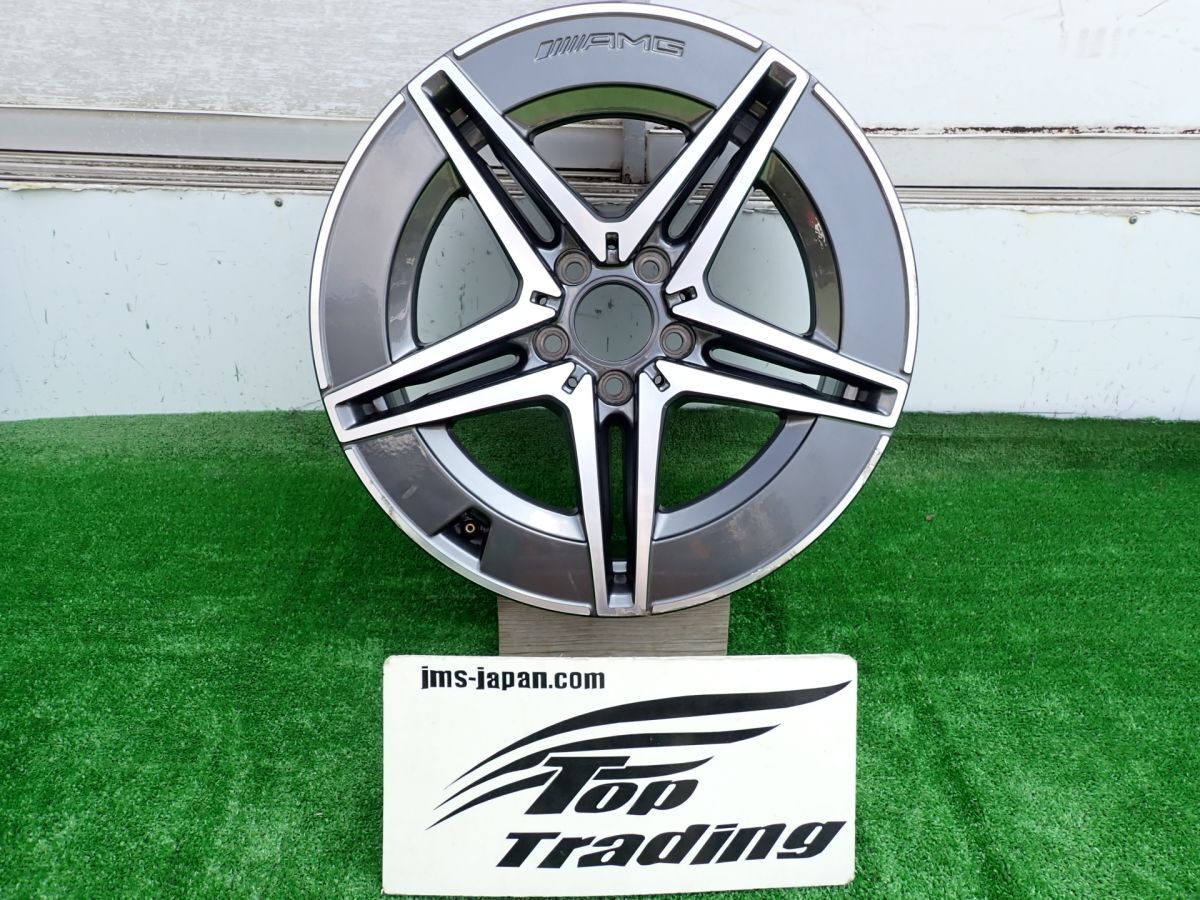 L5926vc ベンツ純正 Cクラス W206/S206 AMG 18インチ アルミホイール 1本 A2064011700 7.5Jx18ET40 フロント用拍卖