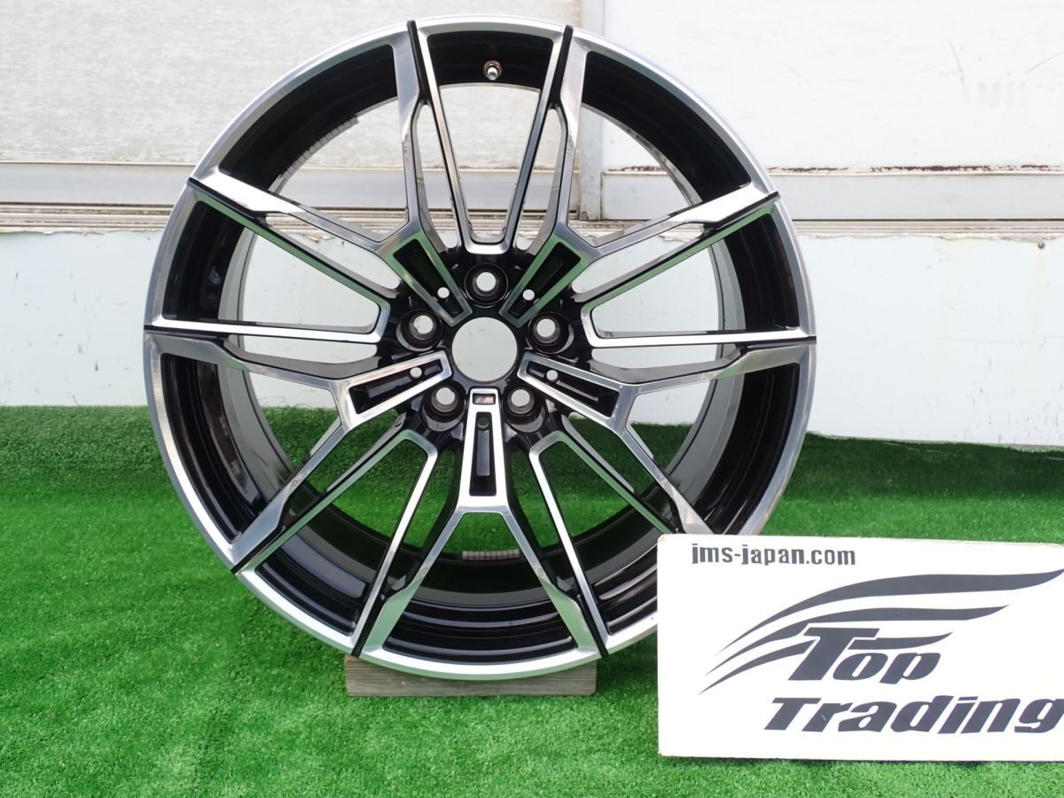 L5920vc BMW純正 M3/G80 G81 M4 G82 G83 19インチ ダブルスポーク 825M アルミホイール フロント用 8093832 9.5Jx19ET20 1本拍卖