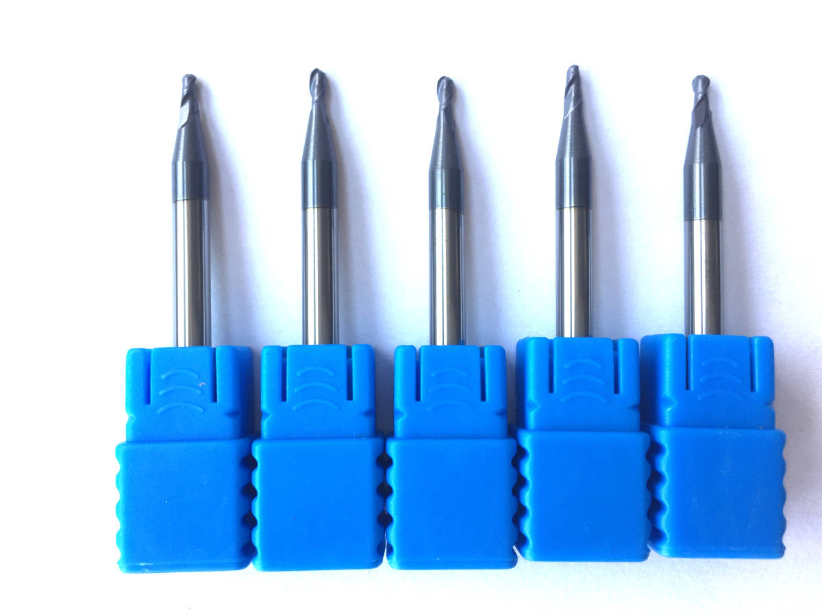 新品 RG 2枚刃 R1 TIALN コーティング 超硬 ボールエンドミル カッター 。拍卖