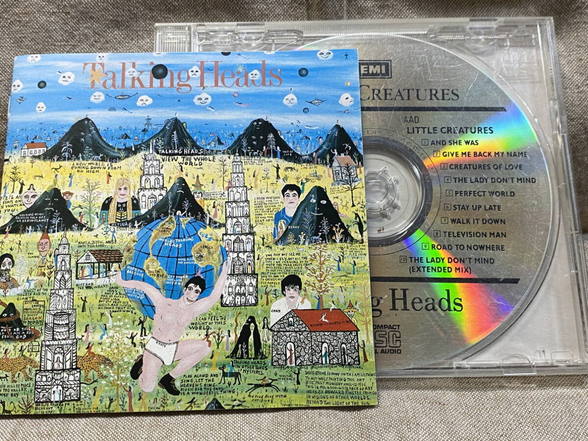 TALKING HEADS - LITTLE CREATURES 初期UK盤 NIMBUSプレス CDP 7 46158 2 廃盤 レア盤拍卖