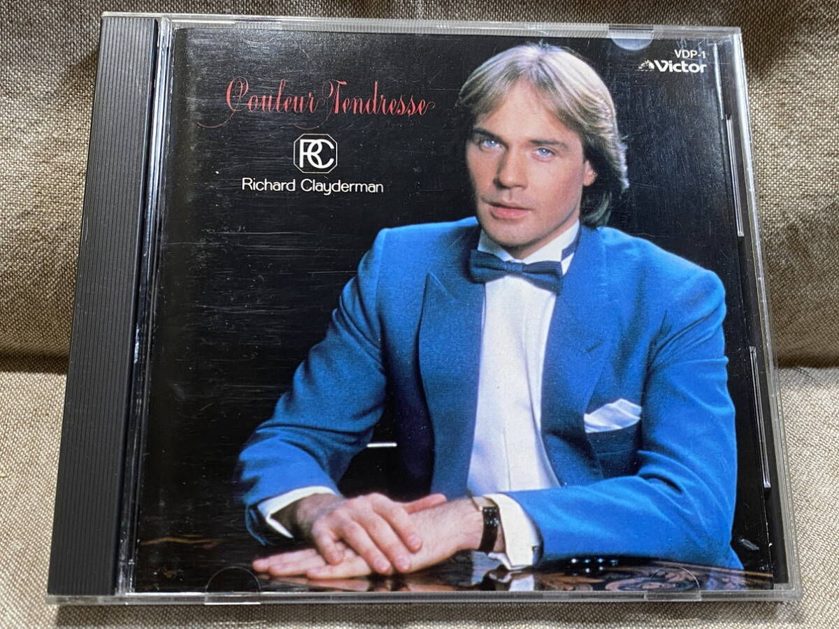 RICHARD CLAYDERMAN - COULEUR TENDRESSE VDP-1 国内初版 日本盤 税表記なし3500円盤 廃盤 レア盤拍卖