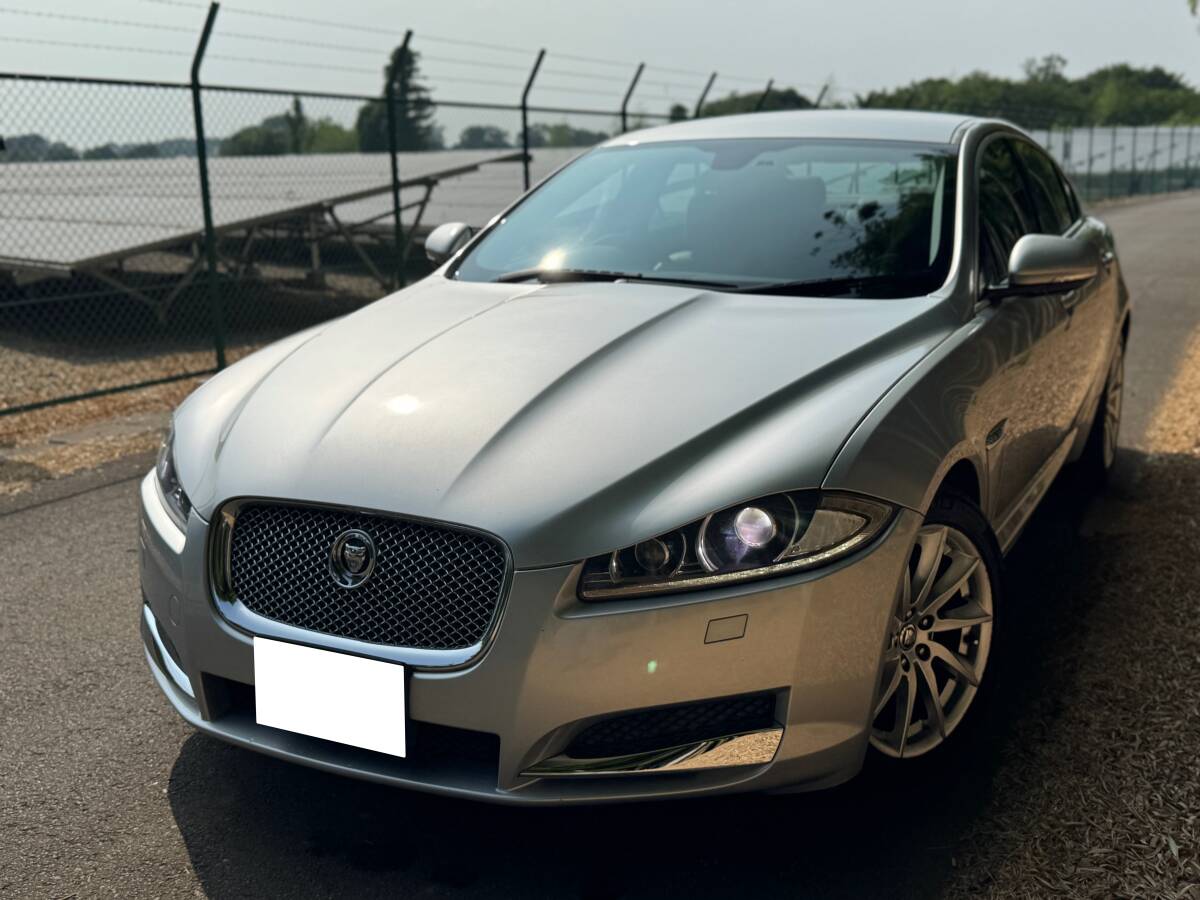 【良質車】車検R9.3迄 ジャガー XF 3.0 プレミアムラグジュアリー 8.7万キロ 黒革 ナビ ETC 猫足の快適セダン リサ券のみ!拍卖