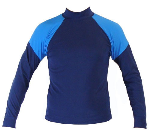 【特ラッシュ】国産オリジナル長袖ネイビーxパウダー◇メンズXLサイズ / 身長172~183cm/体重66~79kg拍卖