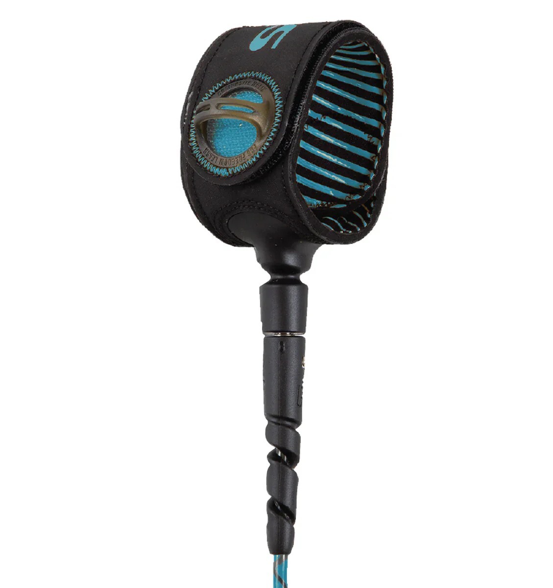 FCS(エフシーエス)『FREEDOM HELIX LEASH COMP 6ft』TRANQUIL BLUE/BLACK拍卖