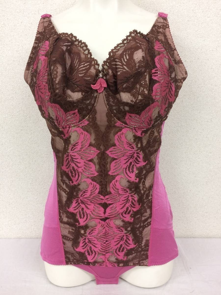 ★人気★マルコ 補正下着 ボディースーツ E85 3L カリーユ ピンク 大きいサイズ 着痩せ 引き締め 矯正下着 補整下着 №18拍卖