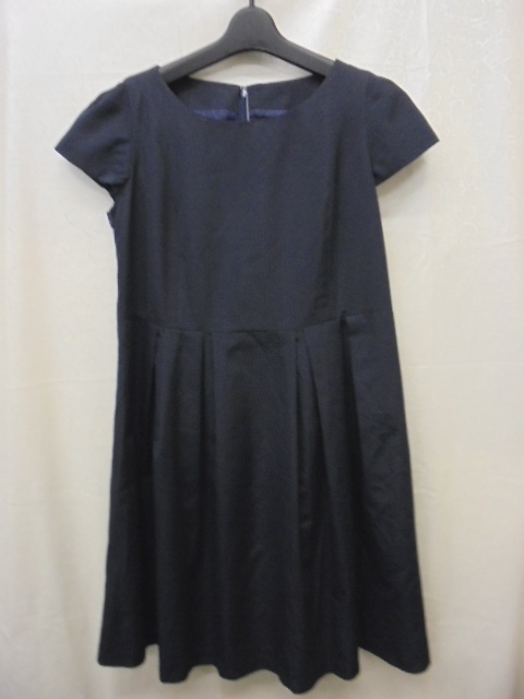 【KCM】jmc-turi-207-L★未使用品★【respiration】マタニティウェア キャップスリーブ ワンピース ネイビー マタニティLサイズ拍卖