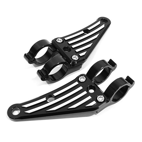 アルミ ヘッドライト ステーブラック 31mm 31φ 31パイ エイプ100 マグナ50 アルミビレット ヘッドランプ マウント拍卖