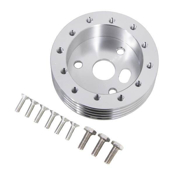 ステアリングボス変換スペーサー 25mm厚 グランツ GRANT 3穴 ⇒ モモ MOMO ナルディ NARDI 6穴 アメ車 旧車 空冷VW ビートル拍卖