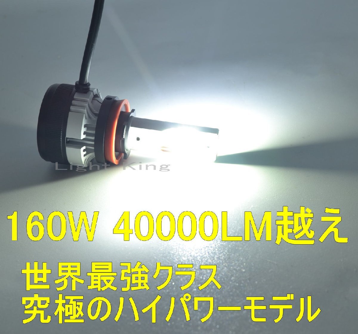 世界最強クラス 究極のハイパワー 160W 40000LM越え LED ヘッドライト フォグランプ H8/H11/H16 ホワイト 白色 パジェロミニ パジェロ拍卖