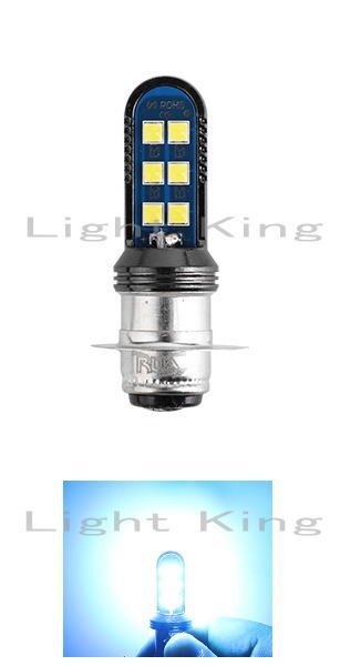 PH7 P15D ブルー 青色 ポン付 バイク 両面発光 12LED ヘッドライト 明るさ300%UP 交流&直流 タウニー ベルーガ サリアン パッソーラ 原付拍卖