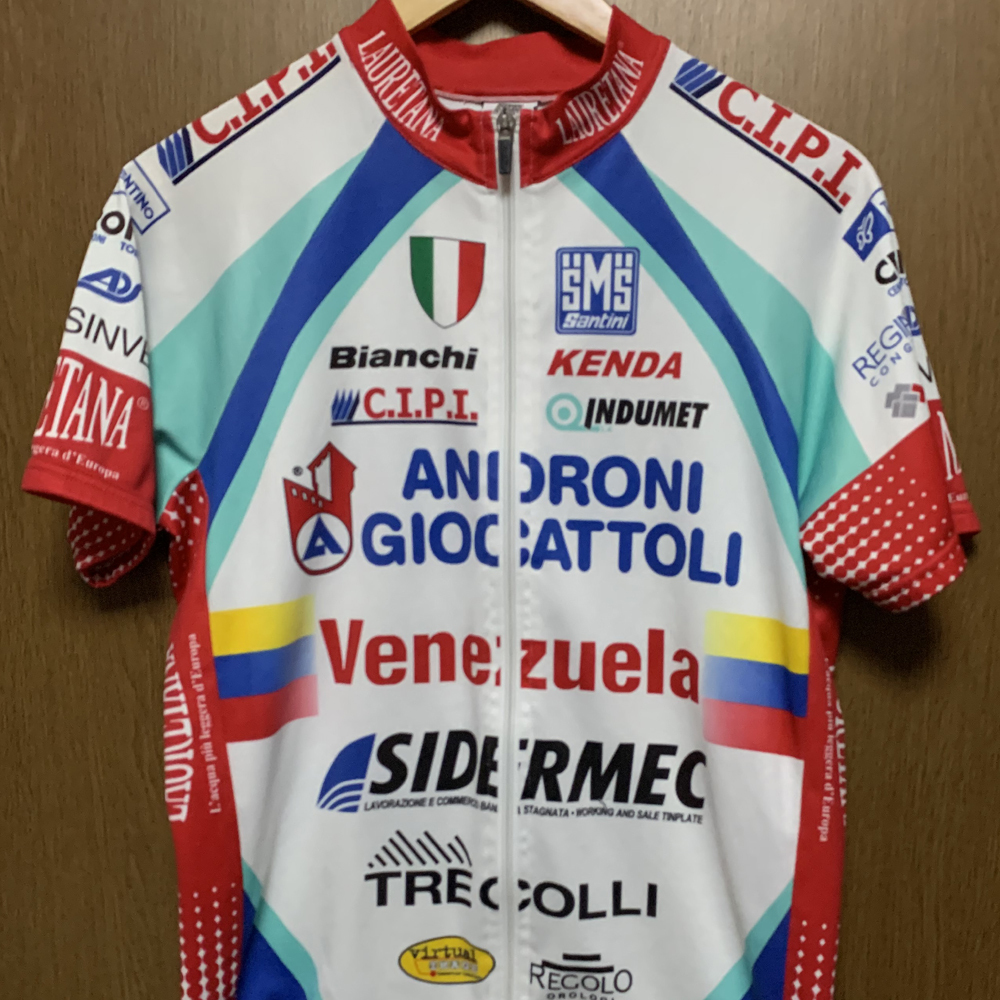 L【SMS Santini|サイクル半袖ジャージ】サンティーニ フルジップ 半袖サイクルジャージ フルデコ イタリア製拍卖