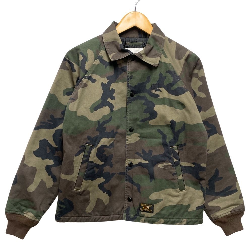 WTAPS ダブルタップス 16AW WINDBREAKER 02 JACKET COTTON CHINO CAMO 迷彩 コーチ ジャケット ブルゾン サイズ S 正規品 / 51424拍卖