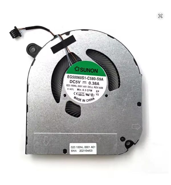 新品 修理交換用 DELL inspiron 16 7000シリーズ 7610 P107F 放熱 冷却 CPUファン 05CXK8 (RTX3060機種のみ使用可)拍卖