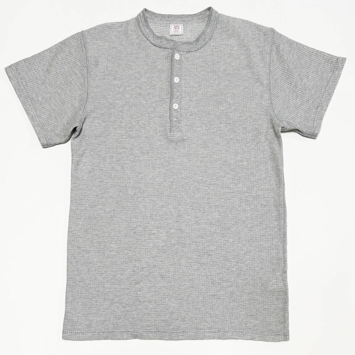 ■JEMORGAN LONG JOHNS/ジェーイーモーガン ロングジョンズ ヘンリーネックTシャツ グレーL新品■拍卖