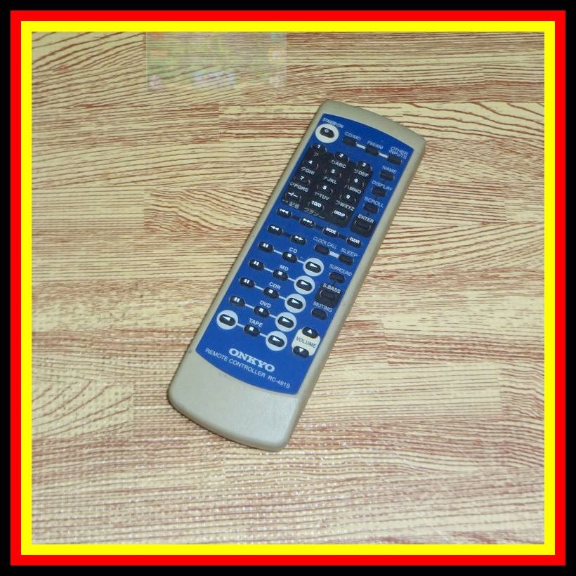 ONK ★送料無料★安心の不良返品保証付★即決★匿名&スピード発送★オンキョー ONKYO★オーディオリモコン★RC-491S拍卖