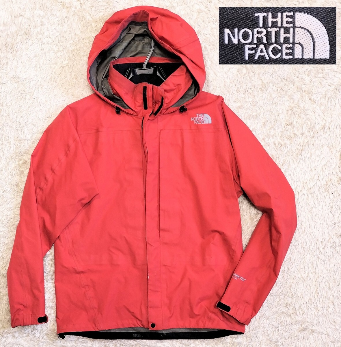 【ゴアテックス★傷有り】Мサイズ THE NORTH FACE マウンテンパーカー/マウンテンジャケット/赤◆ノースフェイス (7)拍卖