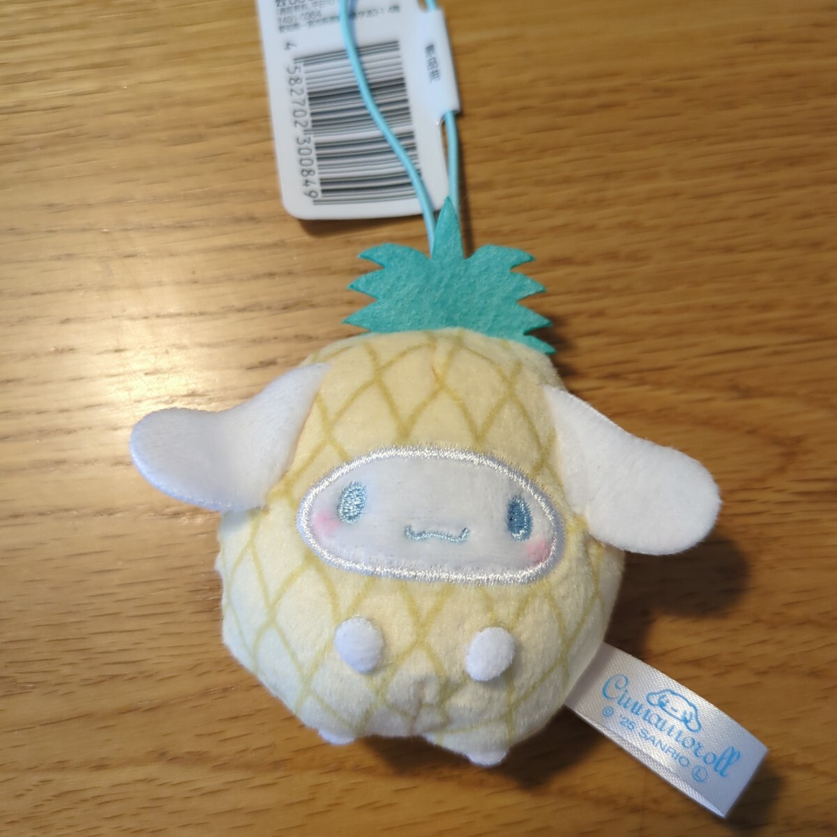 【新品未使用】非売品 サンリオキャラクターズ フルーツきぐるみマスコット パイン シナモロール 着ぐるみ ぬいぐるみ ゴムストラップ拍卖