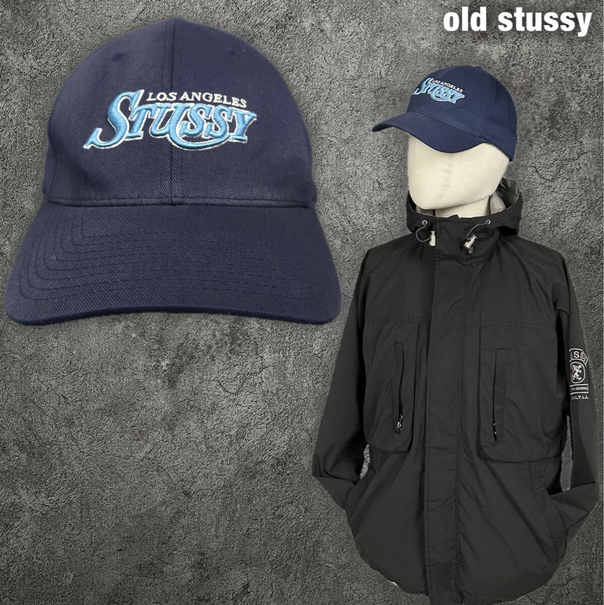 old stussy 00s ビンテージ パロディ CAP オールドステューシー レイカーズ 帽子 拍卖