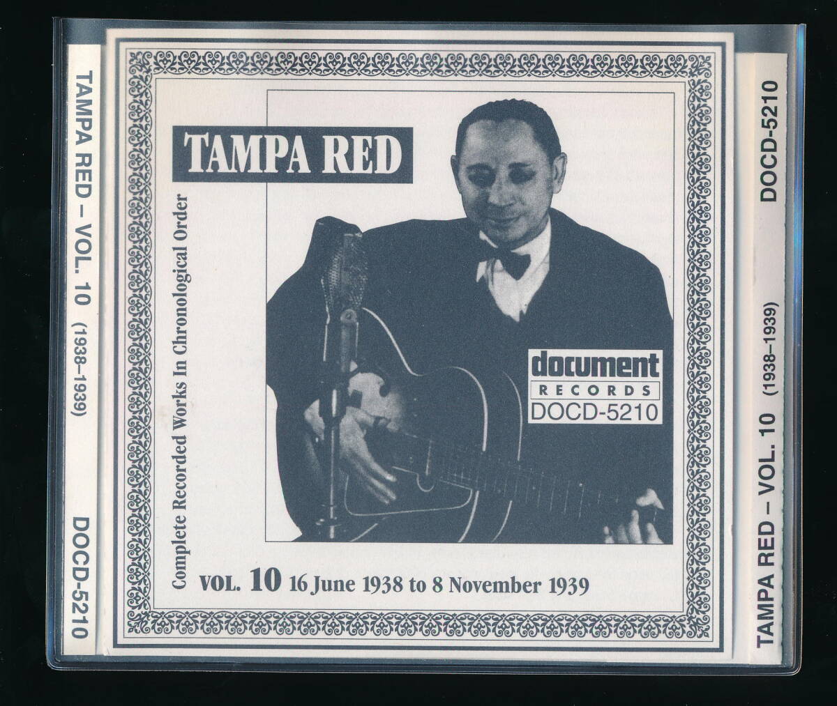 ☆TAMPA RED☆COMPLETE RECORDED WORKS IN CHRONOLOGICAL ORDER VOLUME 10 (1938-1939)☆1993年輸入盤☆DOCUMENT DOCD-5210☆拍卖