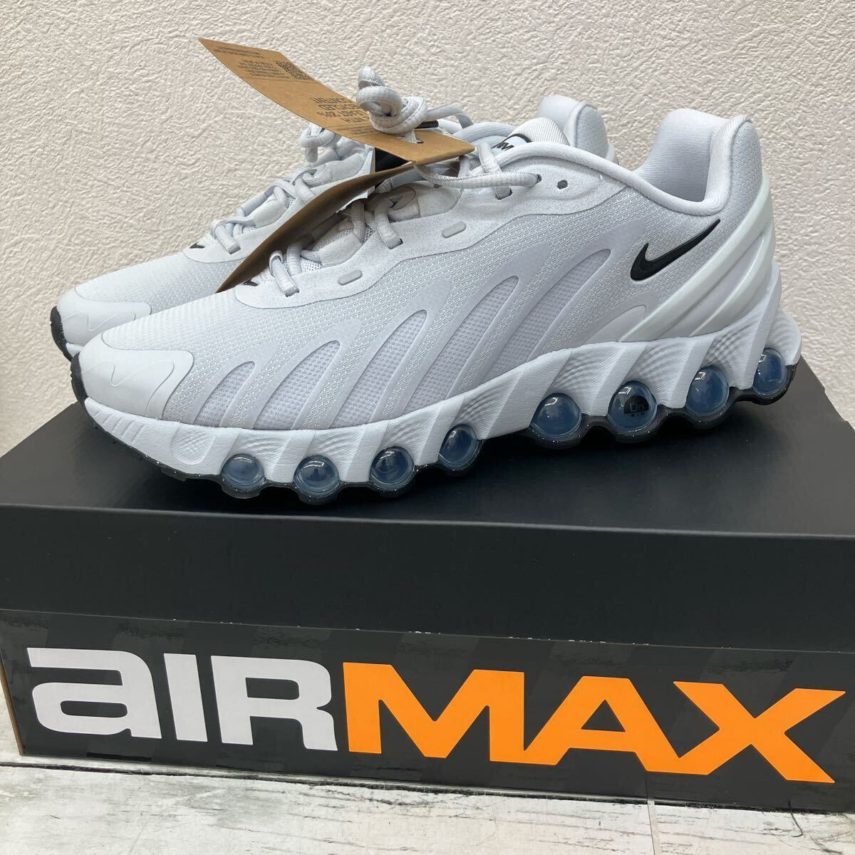 NIKE ナイキ エア スニーカー エアマックス air max dn8 whito/black ホワイト ブラック 26cm 26.5cm 新品 タグ付き 箱付き【8195】拍卖