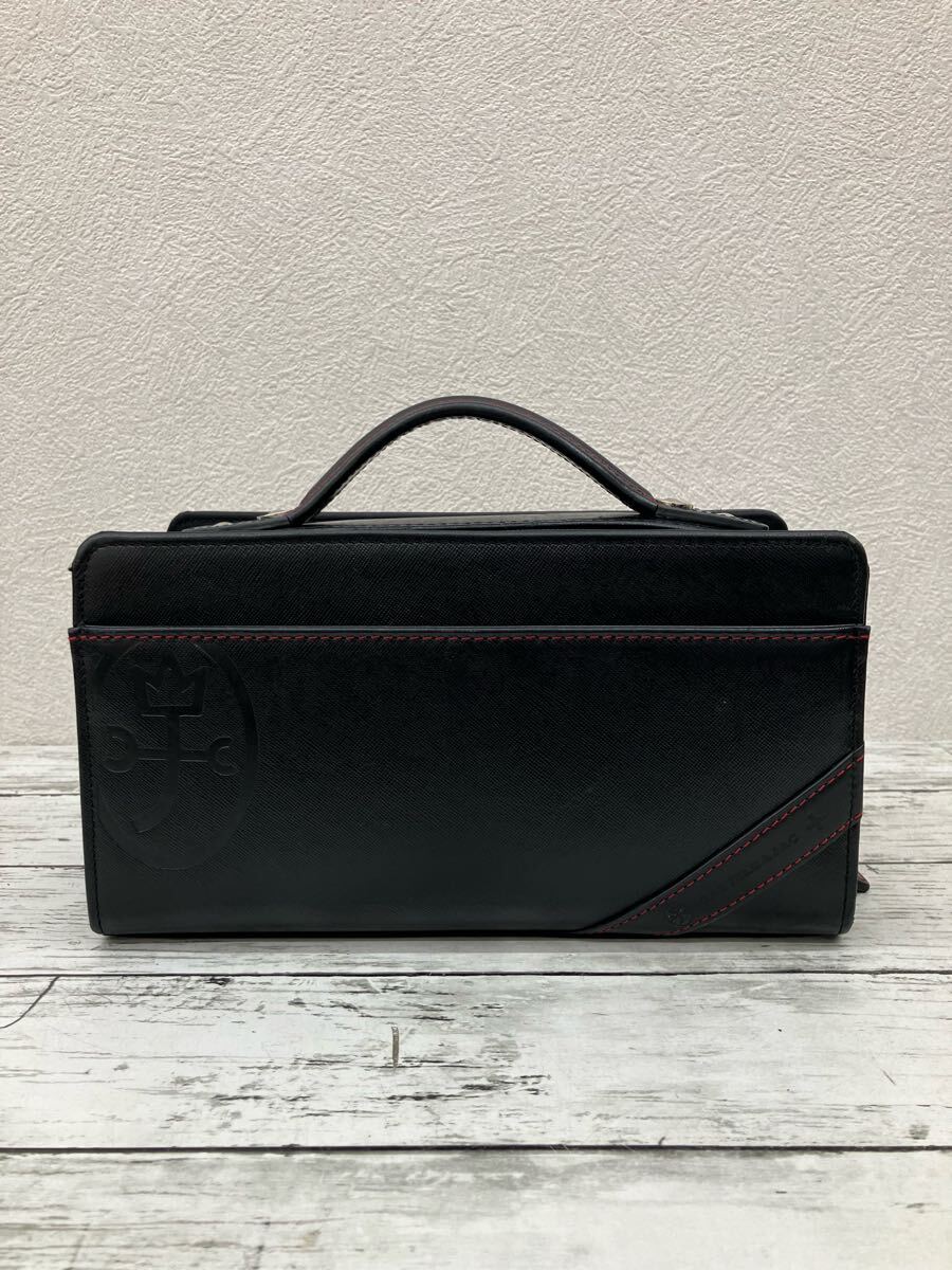 CASTELBAJAC カステルバジャック バッグ 黒×オレンジ 【8131】拍卖