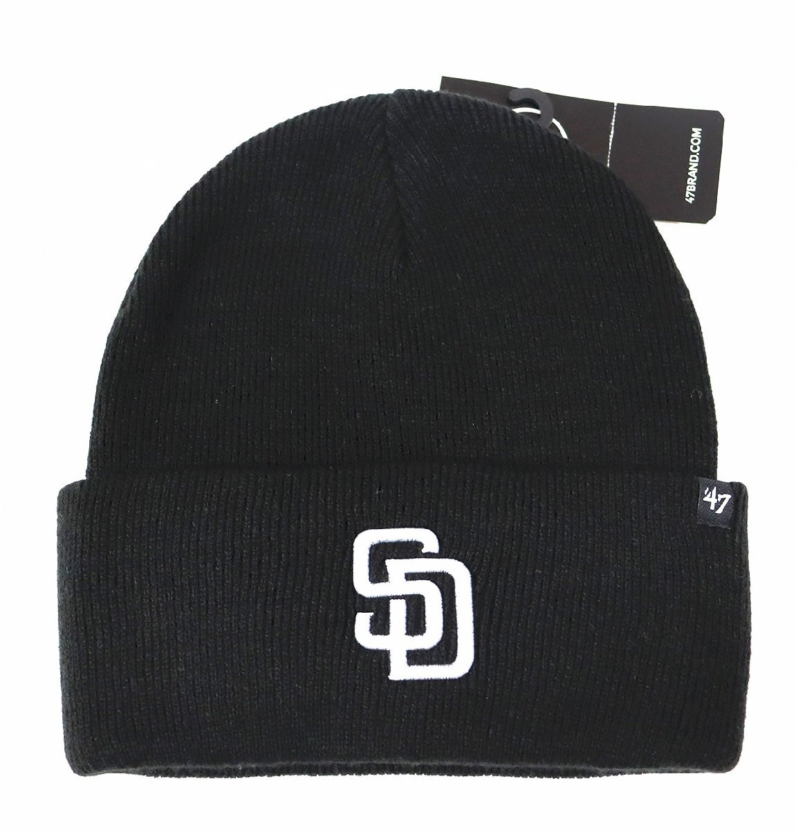47BRAND (フォーティーセブンブランド) Padres Haymaker '47 Cuff Knit / パドレス ヘイメーカー 47カフニット 未使用品 ブラック拍卖