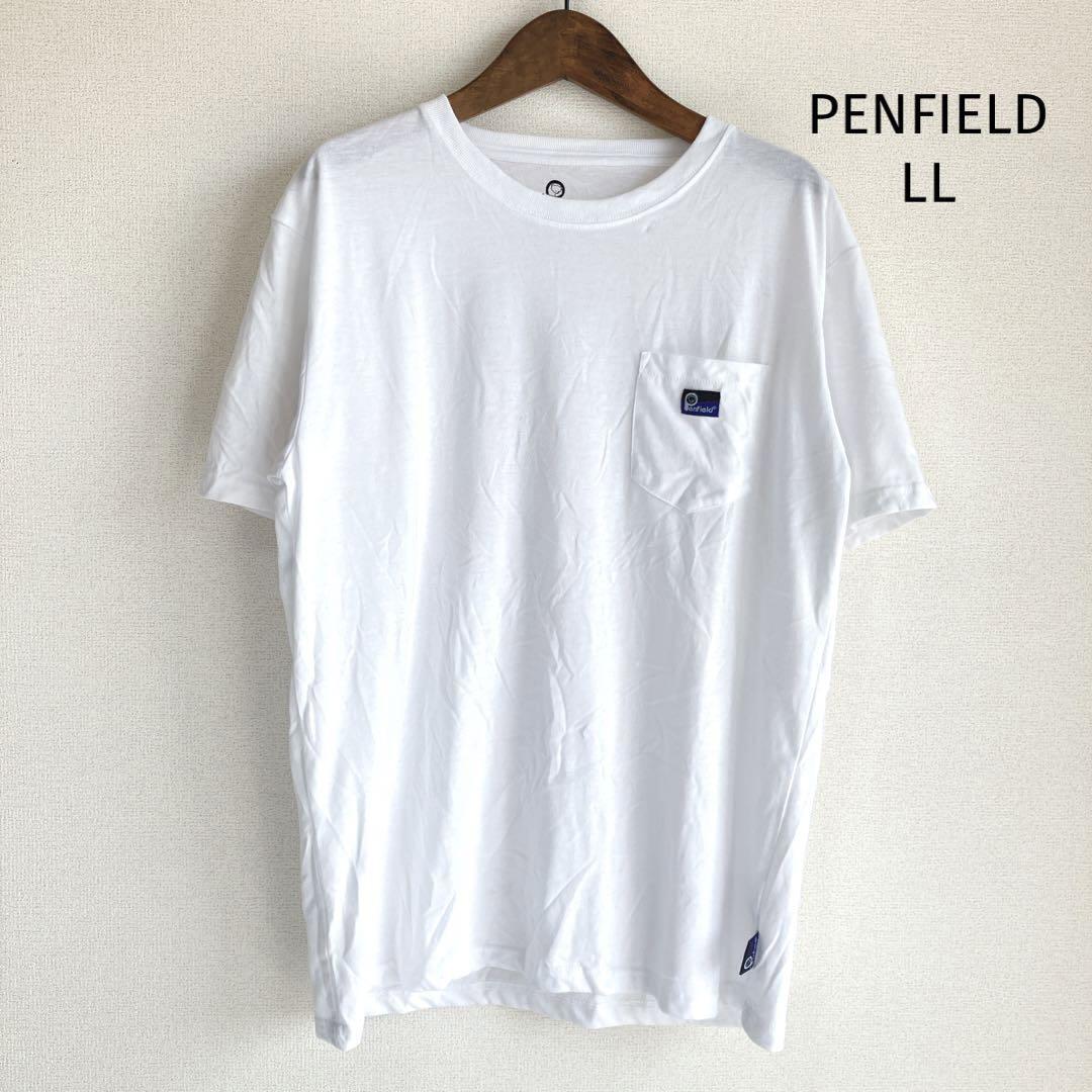 ペンフィールド PENFIELD Tシャツ【LL】半袖 ホワイト シンプル拍卖