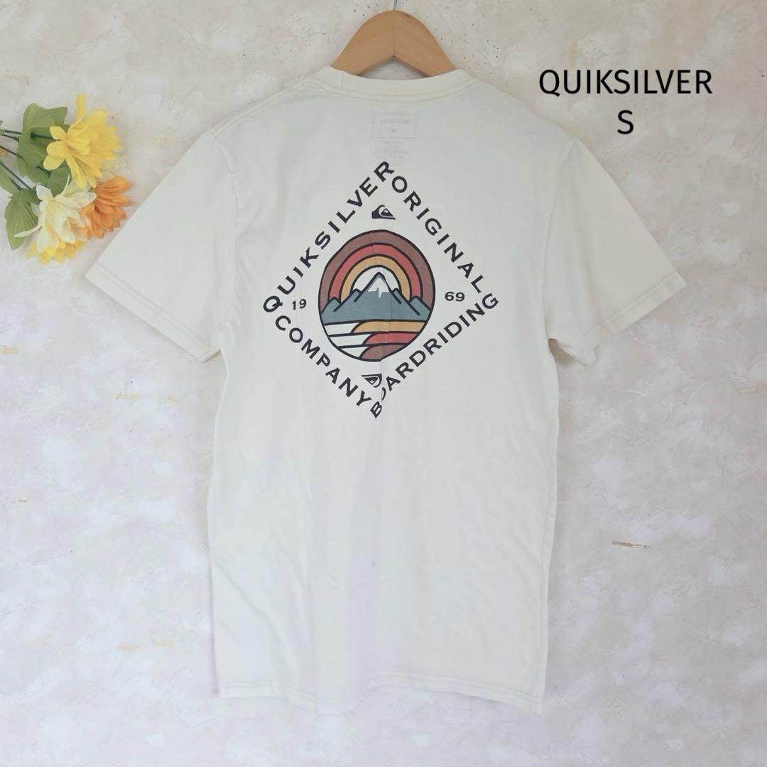 クイックシルバー QUIKSILVER バックプリントT シャツ【S】マウンテン拍卖
