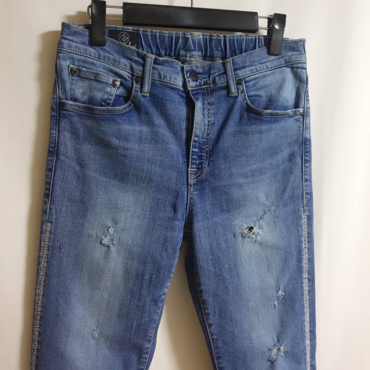 【SURT x BIG JOHN リメイク サイドステッチ デニム M】B2nd取扱い MXSR05M HW-1256 コラボ サート ビッグジョン ブリーチ クラッシュ加工拍卖