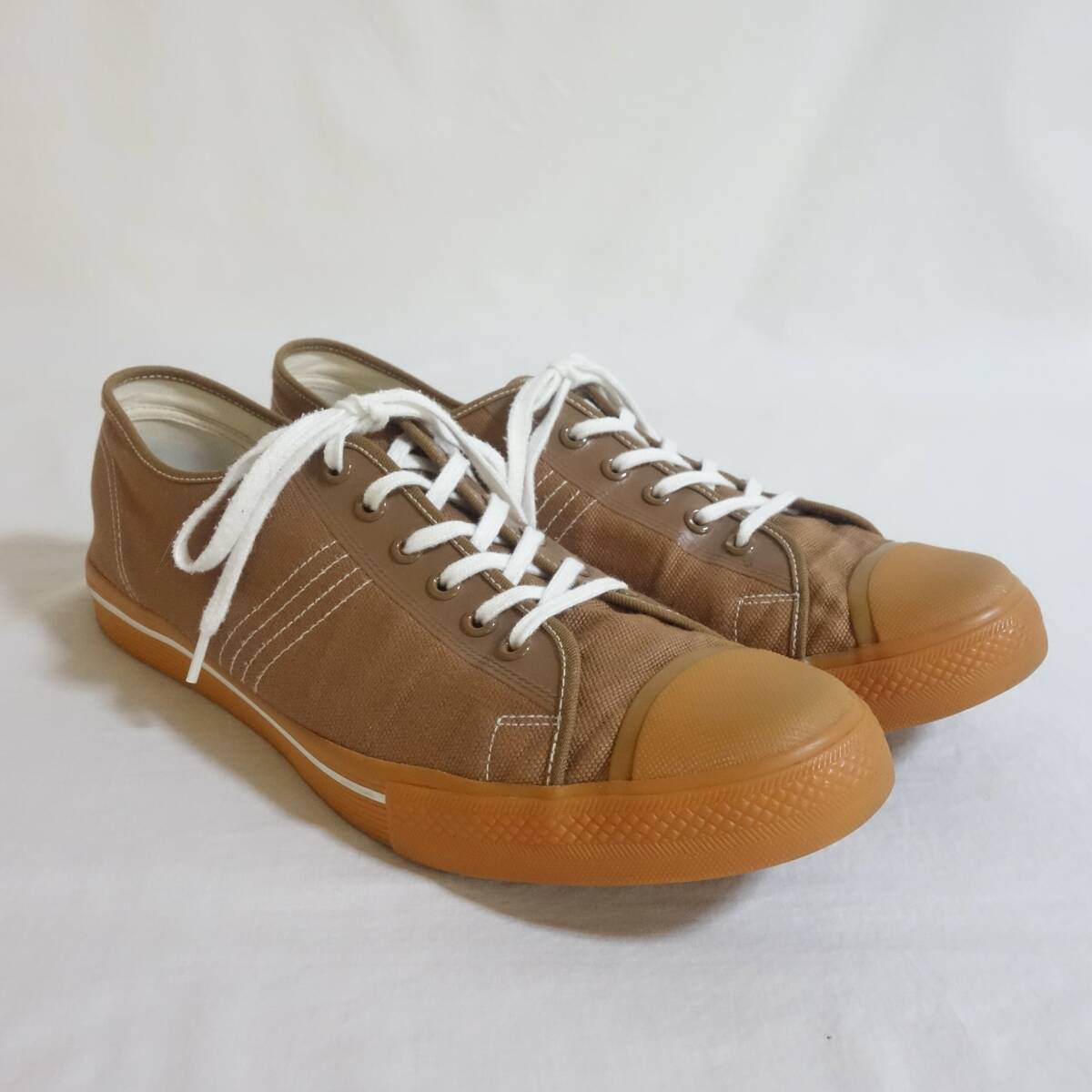 【DAPPER'S ダッパーズ ローカット スニーカー US10 28cm】No.1403 MOCHA BROWN バルカナイズ製法拍卖
