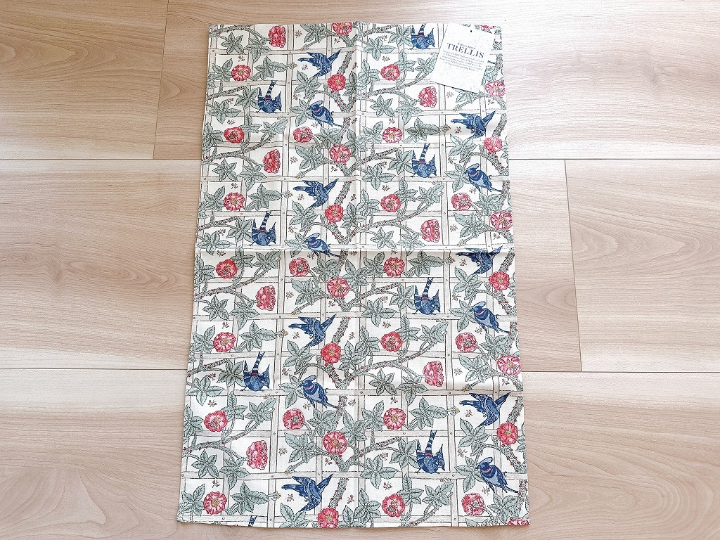 ■William Morris / ウィリアムモリス■ティータオル■Trellis トレリス 英国雑貨拍卖