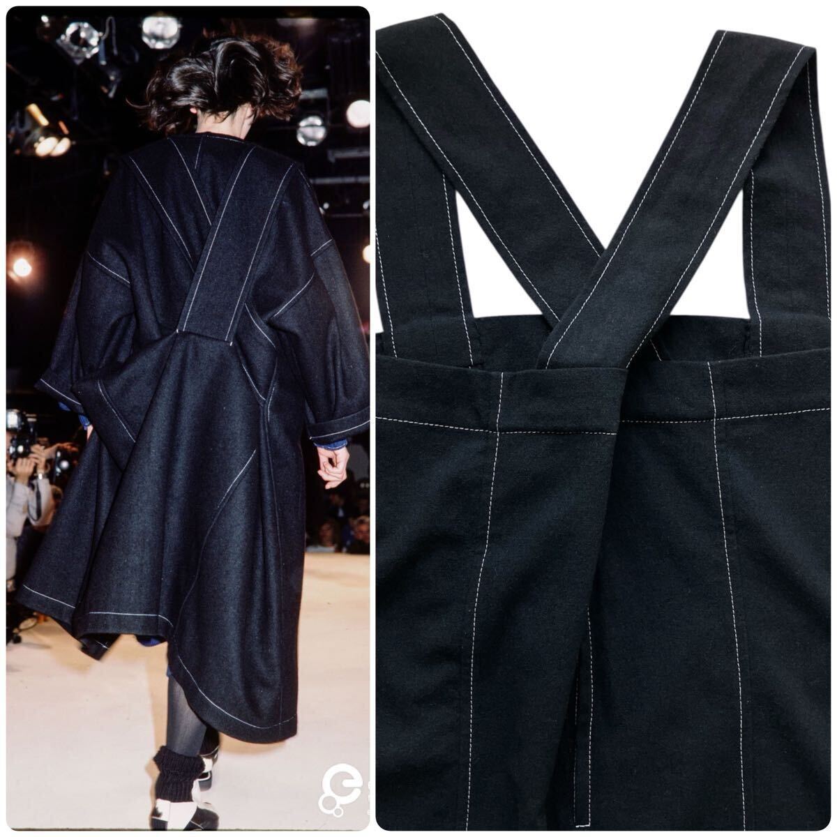 80s●1984 ボロルック 黒の衝撃 コムデギャルソン vintage 初期 オールド 川久保玲 comme des garcons アーカイブ ヴィンテージ 80年代拍卖