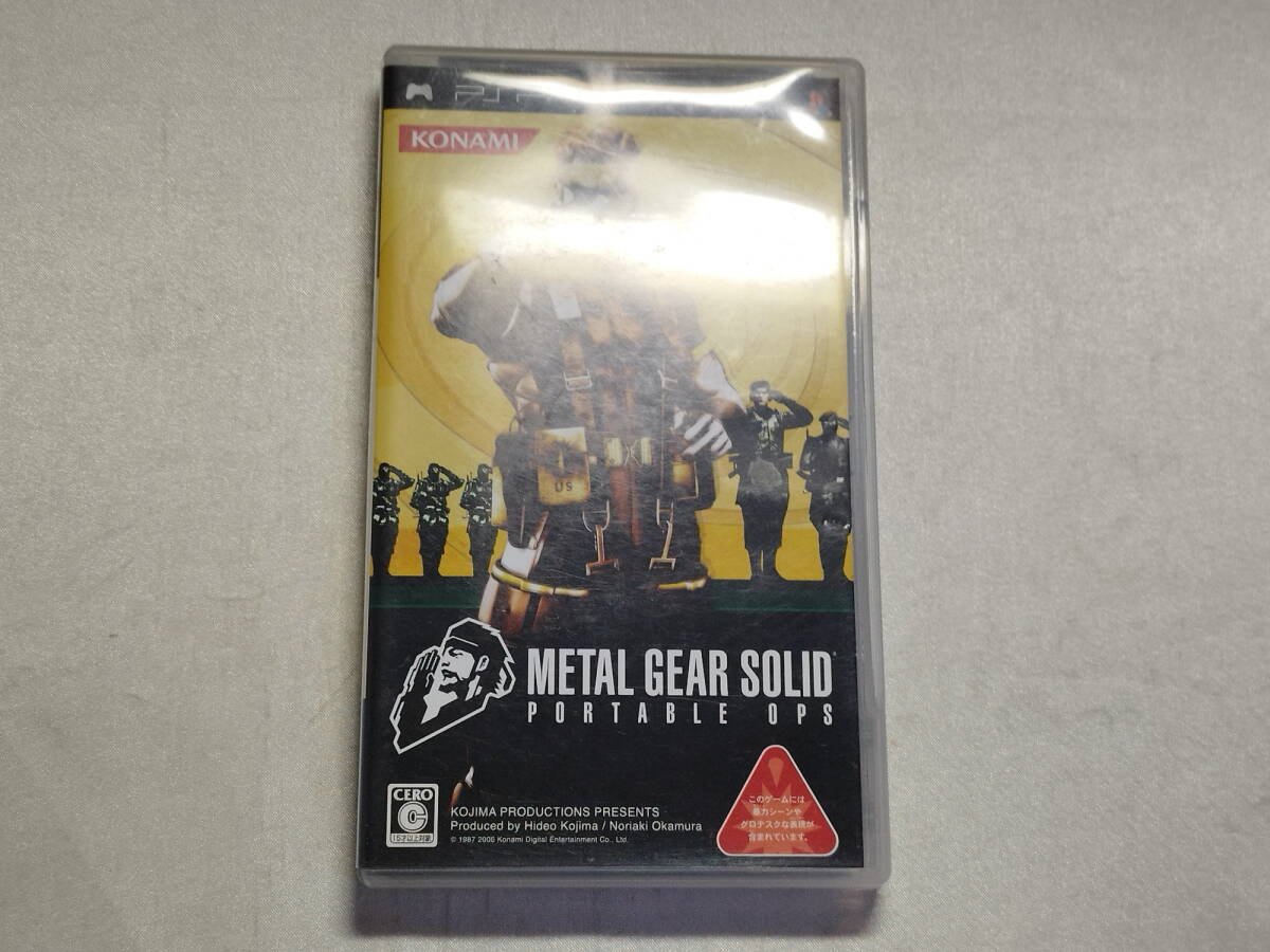 中古品 PSPソフト METAL GEAR SOLID PORTABLE OPS拍卖
