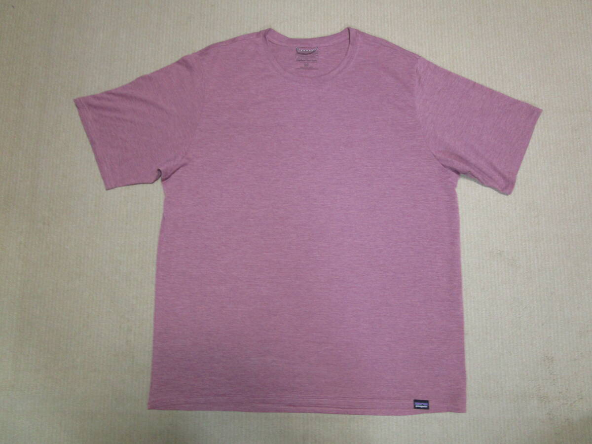 廃番色!美品即決!patagonia パタゴニア SP23 メンズ Capilene Cool Daily キャプリーン クール デイリー 半袖 Tシャツ バーガンディー系 M拍卖