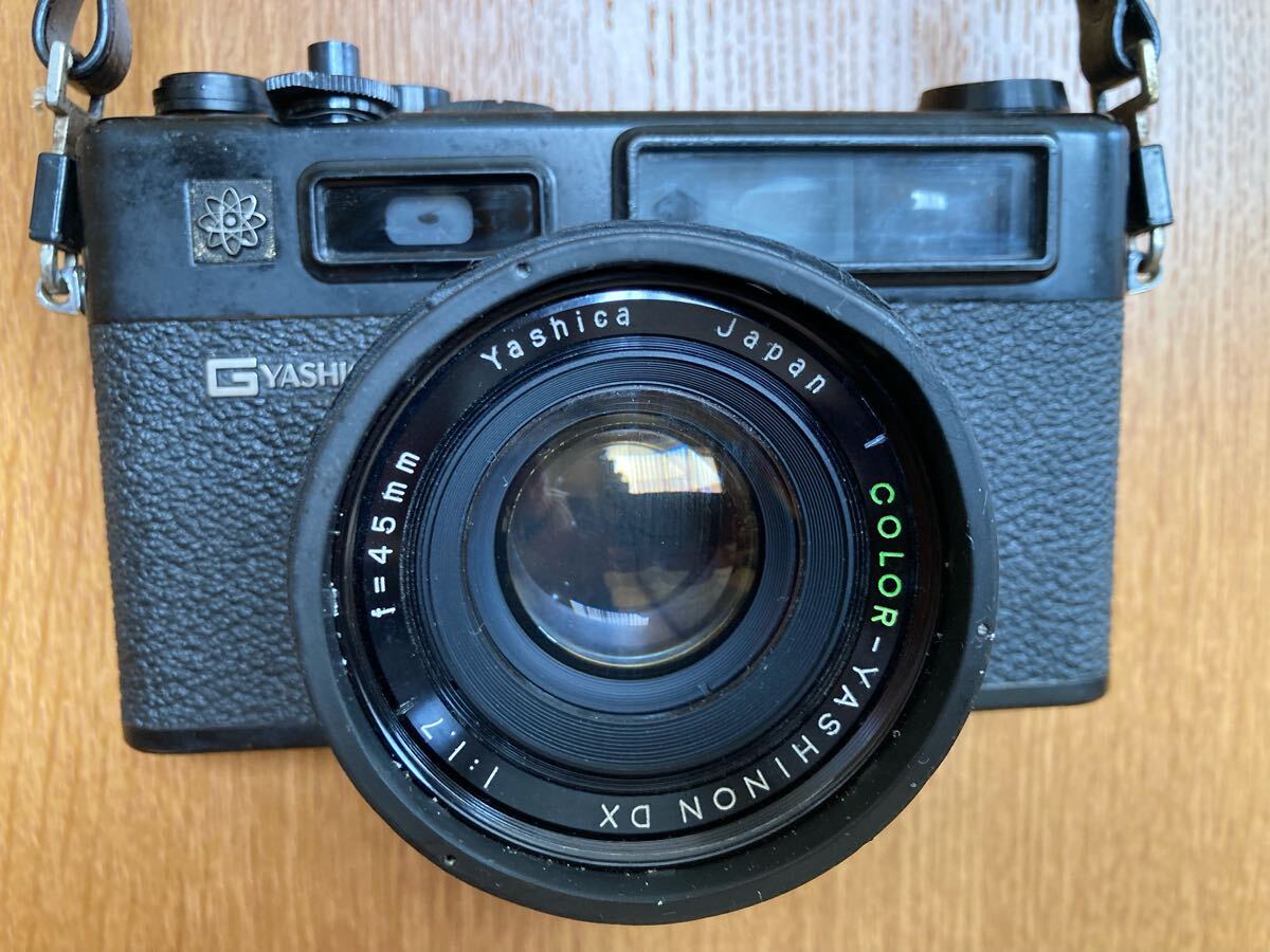 YASHICA フィルムカメラ ELECTRO35GT シャッター切れるが他未確認ジャンク!拍卖