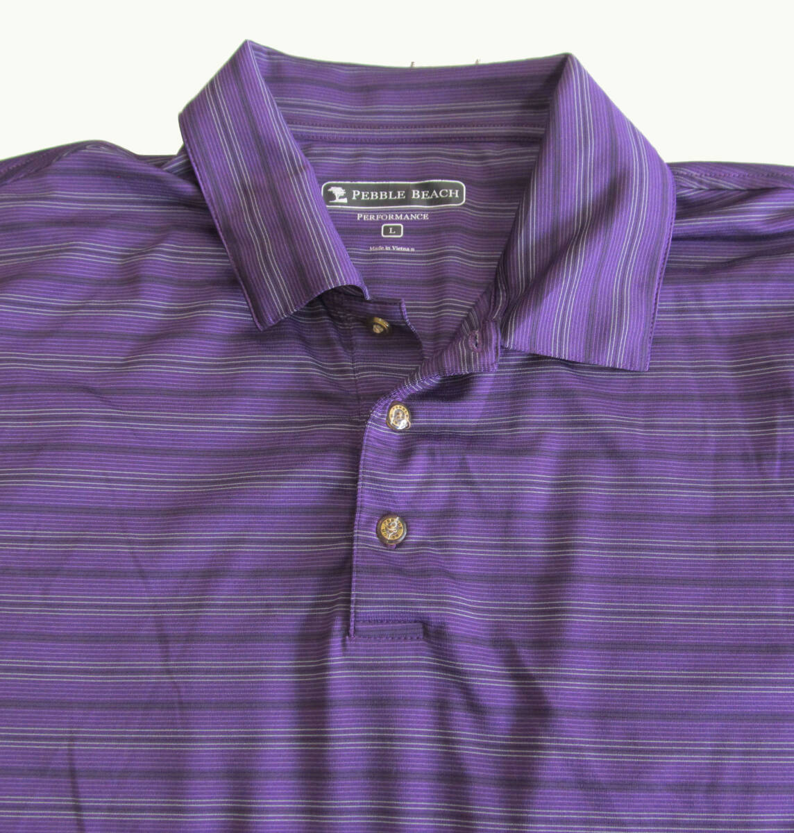 PEBBLE BEACH ペブルビーチ 半袖 シャツ L F41拍卖