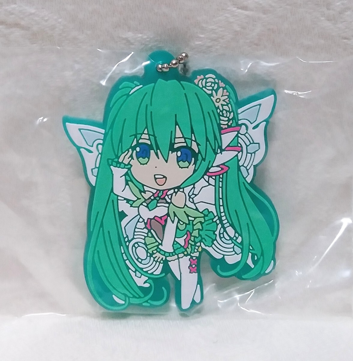 【新品未開封】初音ミク レーシングミク 2017Ver. GT プロジェクト 10周年 ねんどろいどぷらす ラバーキーチェーン カプセルトイ拍卖