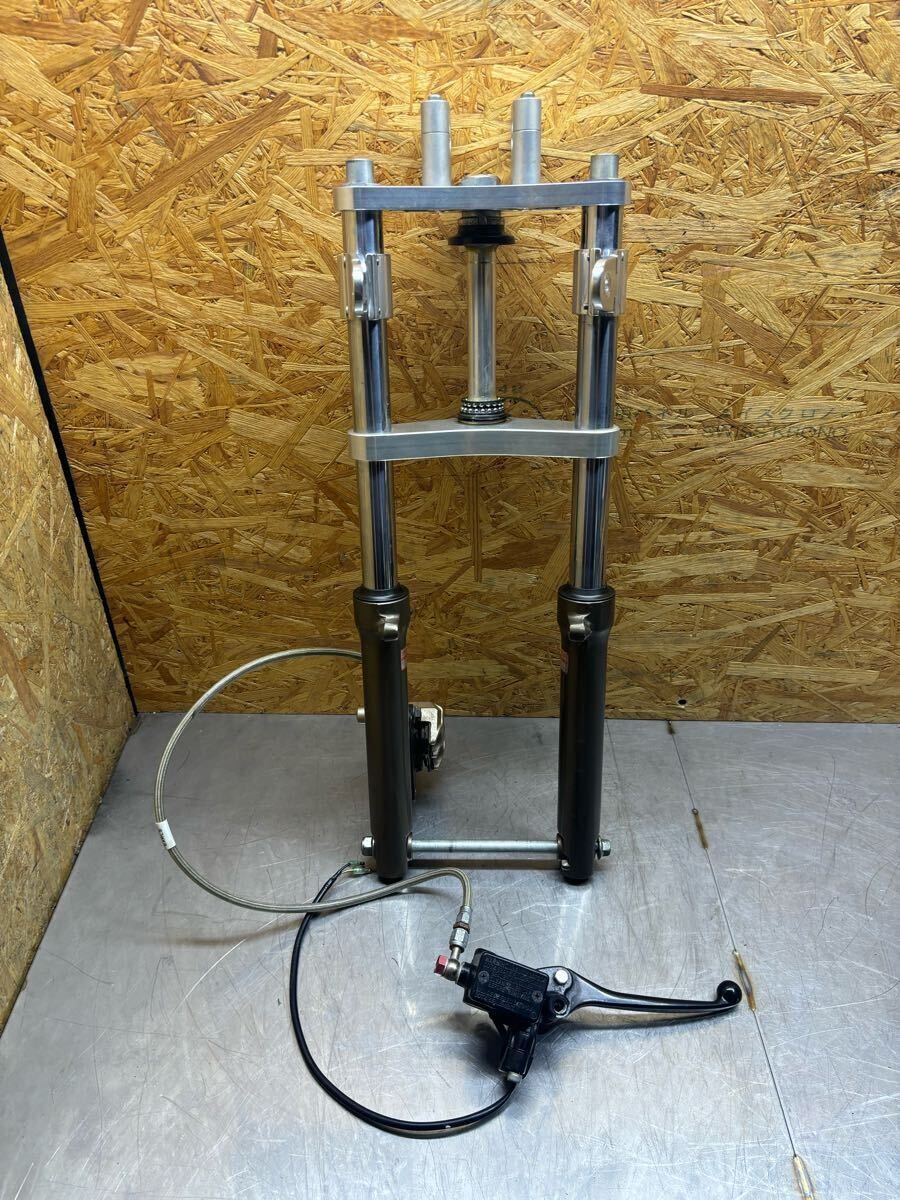 C16 美品 モンキー キタコ ステム nsr ディスクブレーキ フロントフォーク セット/ゴリラダックスシャリー武川デイトナGクラフトオーバー拍卖