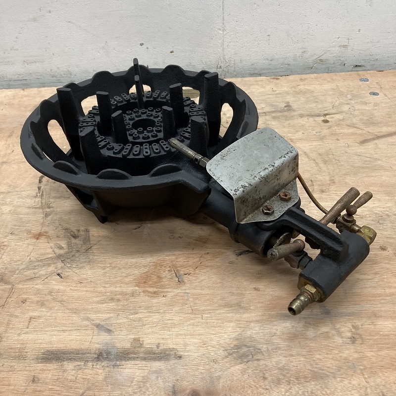 ★EG1404 | 鋳物コンロ 伊藤産業 LPガス W330×D410×H115mm 中古 業務用 厨房用 プロパンガス拍卖