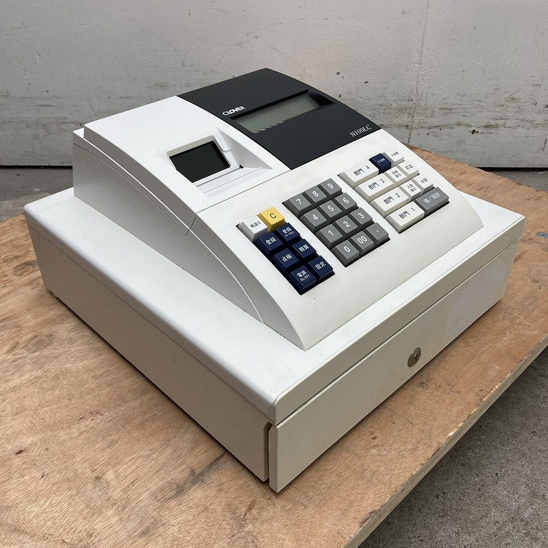 ★EG2903 | レジスター CLOVER N100LC W340×D360×H200mm 中古 業務用 店舗用拍卖
