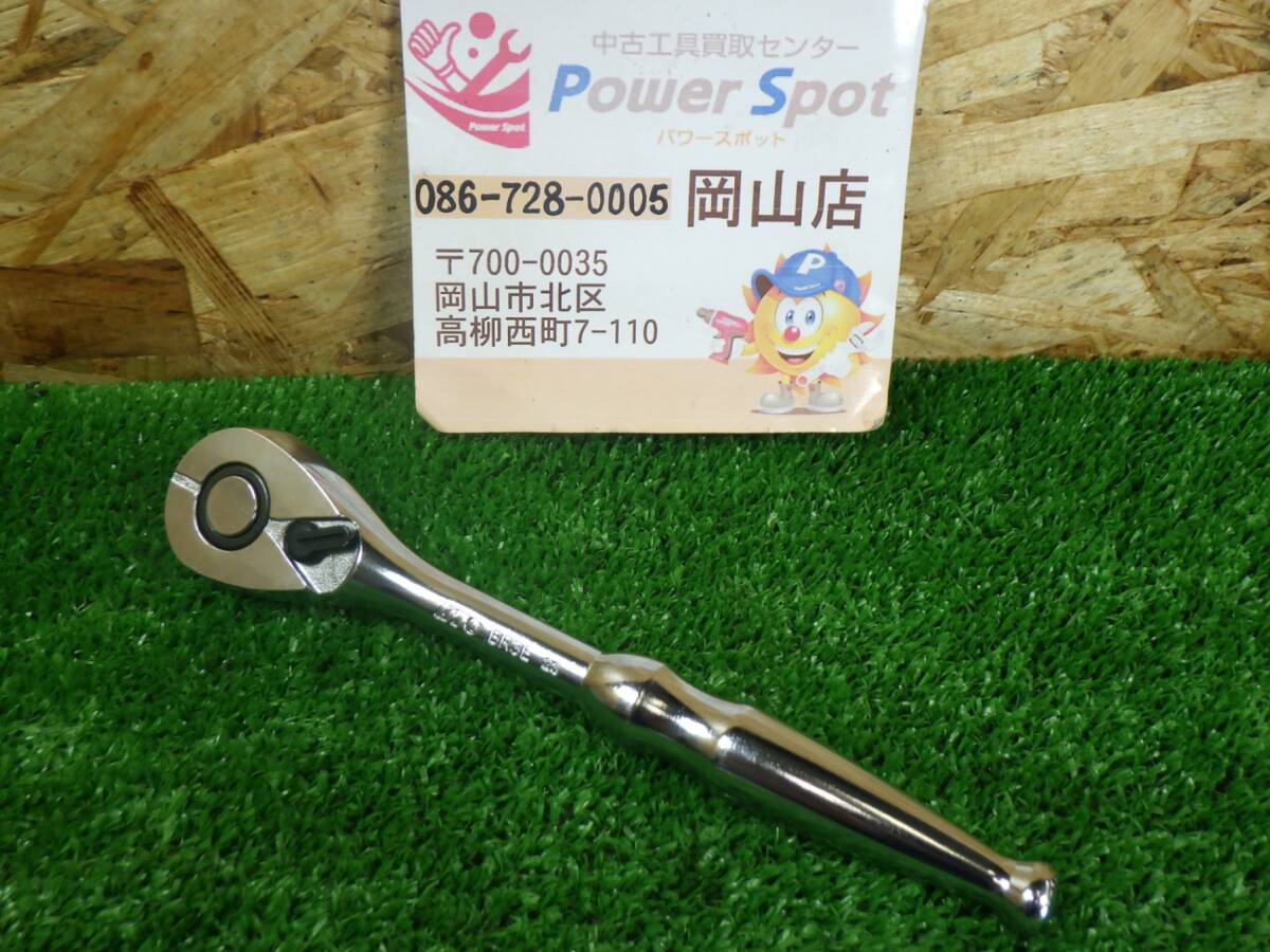 きれいな品★KTC ラチェットハンドル BR3E 差し込み9.5mm 工具 ハンドツール 中古品 【レターパックプラス発送】 250705拍卖