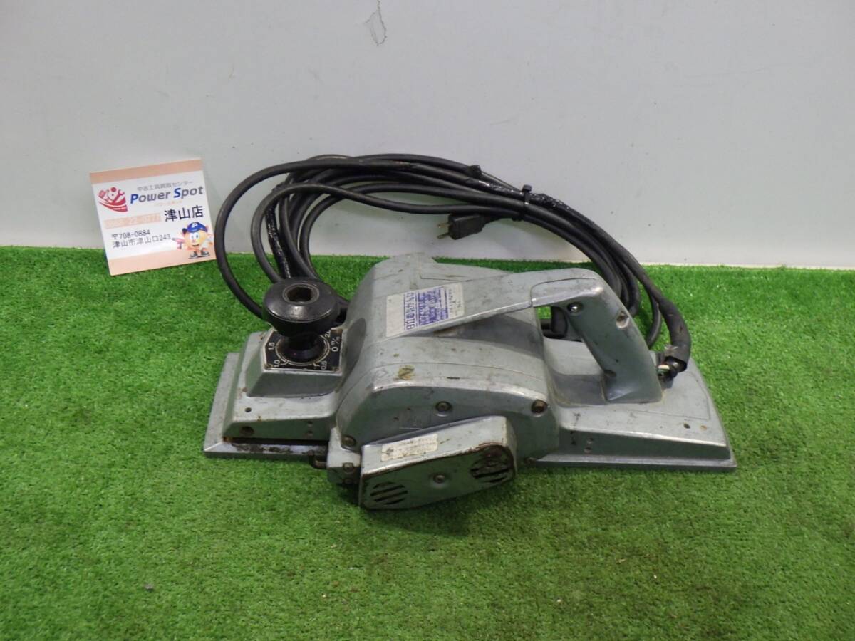 日立 電気かんな F41 通電確認 回転時異音有り 電動工具 大工道具 カンナ 100V コード式 中古 現状渡し品拍卖