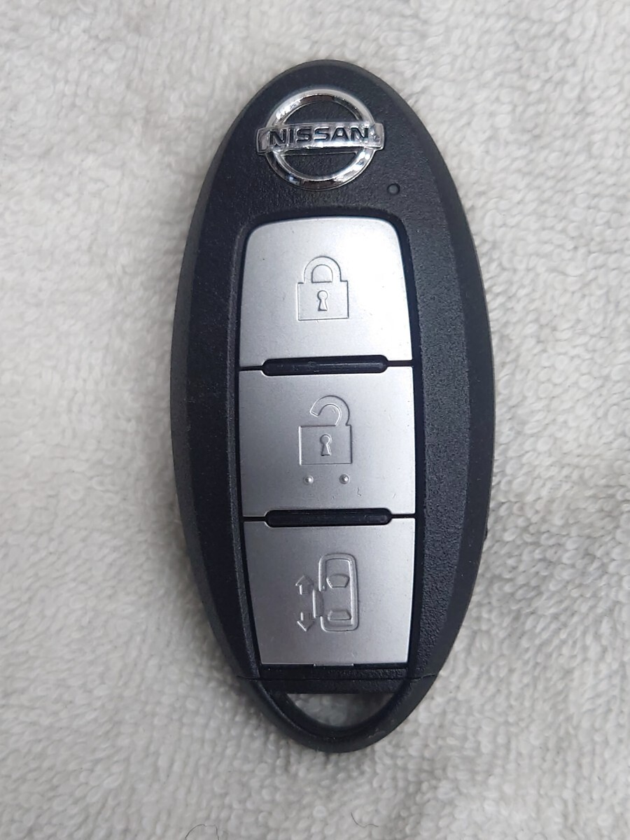 日産純正 3ボタン スマートキー キーレス 片側スライド エルグランド セレナ等 中古品拍卖