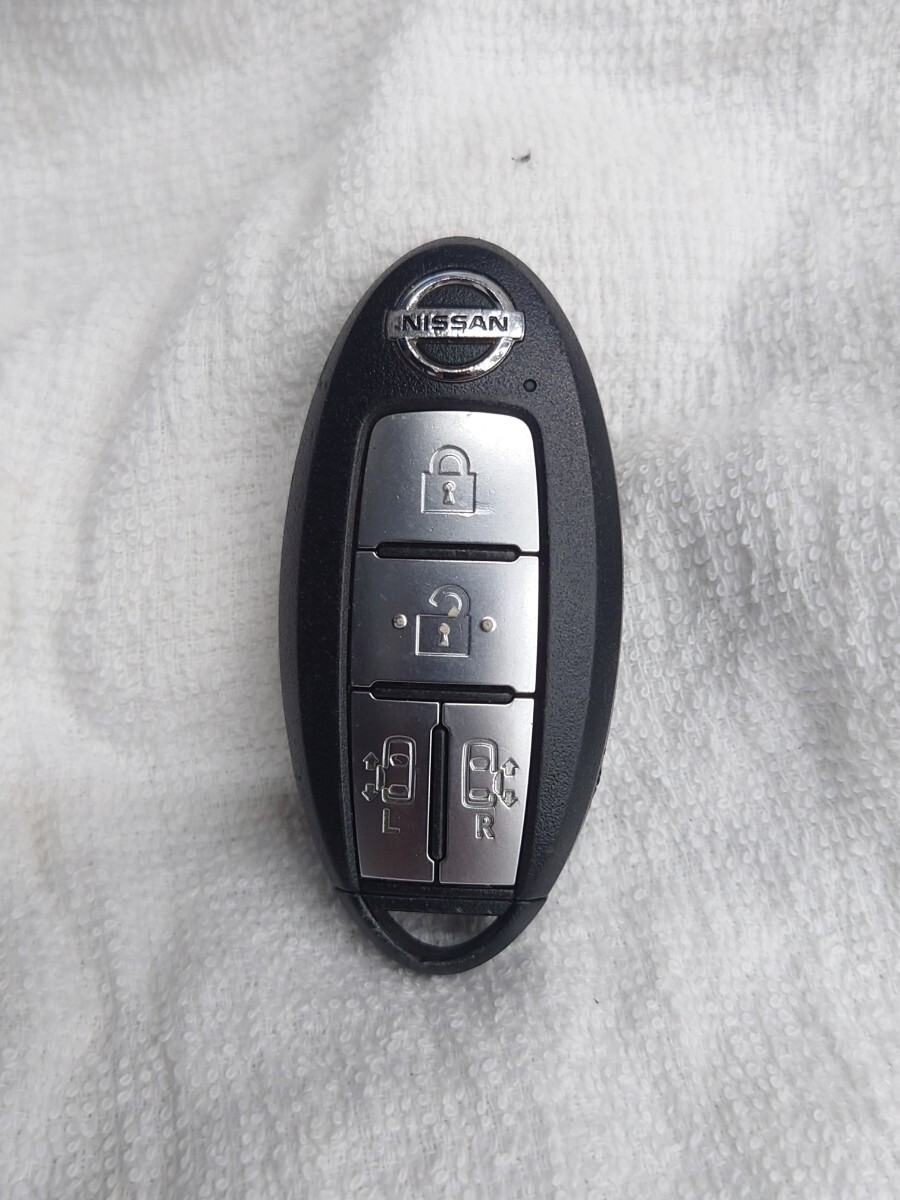 日産 純正 4ボタン スマートキー リモコンキー両側電動スライド セレナ エルグランド 等 中古品拍卖