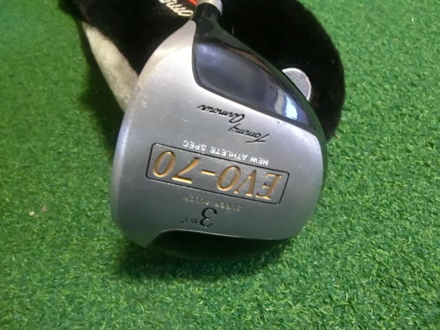 中古*トミーアーマー*EVO-70*3番*15・5°*カーボン純正*R*拍卖