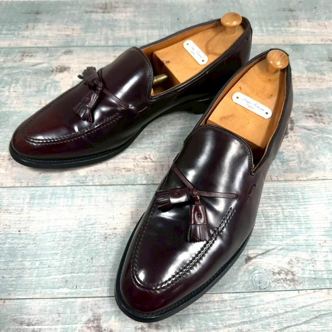 美品 USA製 アレンエドモンズ コードヴァン タッセルローファー 13拍卖