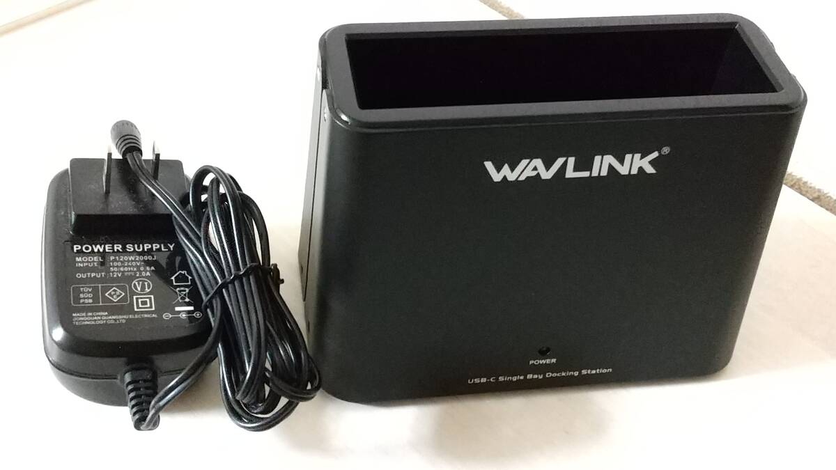 中古美品 WAVLINK WL-ST333UC-BL ハードドライブドッキングステーション 外付けケース拍卖