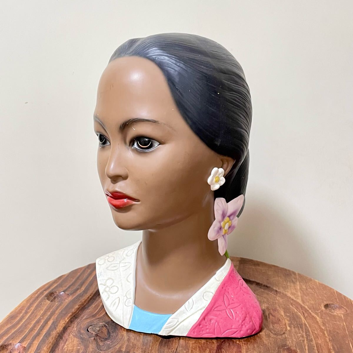 40~50's レゴバスト フラバスト MADE IN JAPAN LEGO ハワイアンマダム ハワイアナ アジアンビューティー ポリネシアン ヴィンテージ拍卖