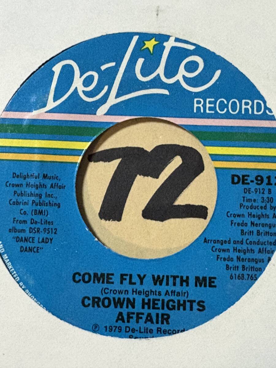 1979 CROWN HEIGHTS AFFAIR COME FLY WITH ME / DANCE LADY DANCE 新品 拍卖